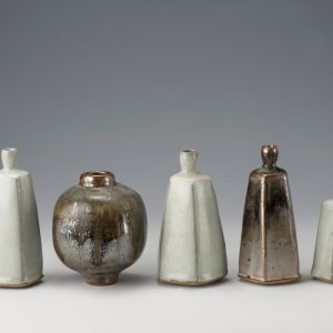 James Hake Ceramics - Vases. Nuka and shino glazes.