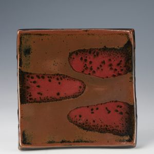 James Hake Ceramics - Tenmoku kaki and Copper Red.